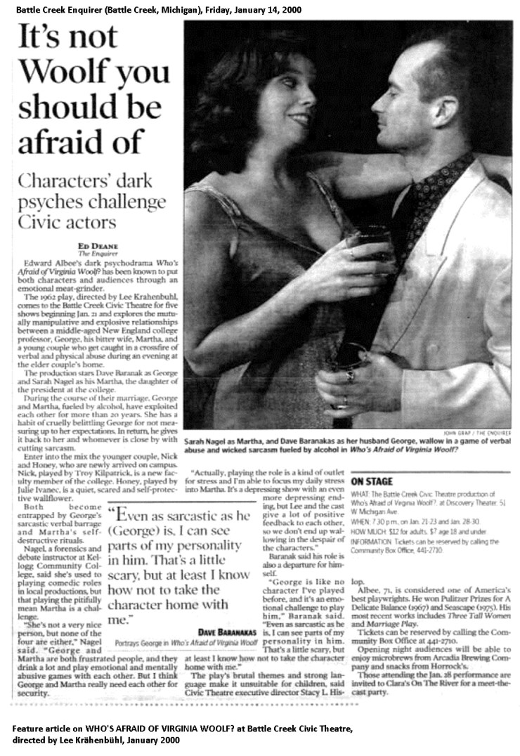 VIRGINIA WOOLF feature article 2000 01-14